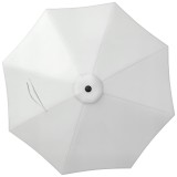 Outsunny Copertină de Rezervă pentru Umbrelă cu Priză de Aer, Rezistentă la UV și Apă, &Oslash;295 cm, Alb | Aosom Romania