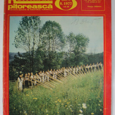 ROMANIA PITOREASCA , REVISTA LUNARA EDITATA DE MINISTERUL TURISMULUI , NR.8 , 1977