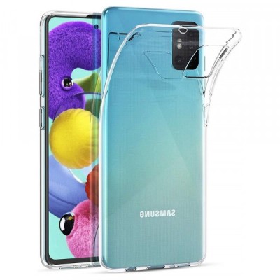 Husa pentru Samsung Galaxy A51 A515, OEM, Slim, Transparenta foto