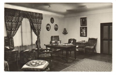 CPIB 23883 CARTE POSTALA - MIRCESTI - INTERIOR DIN CASA MEMORIALA &amp;quot;V. ALECSANDRI&amp;quot;, CIRCULATA, 1972, STAMPILE, TIMBRU foto