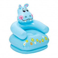 Scaun gonflabil pentru copii Intex, model hipopotam foto