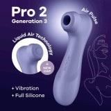 Vibrator Clitoridian Pro 2 Generation 3 Liquid Air, Lila, Satisfyer