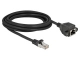 Prelungitor Ethernet S/FTP Cat 6a 3m - RJ45 soclu și mufă