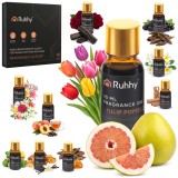 Set 10 uleiuri parfumate pentru aromaterapie Ruhhy, 10 ml fiecare