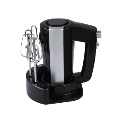 Mixer Rosberg, 300W, cu suport pentru mixer si accesorii, Negru/Argintiu foto