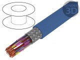 Cablu JE-LiYCY 24x2x0,5mm2 PVC Albastru 1kV/2kV