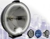 Proiector Auto Rotund 183mm Halogen cu Angel Eyes, 12V, H3, Omologat E20, IP55