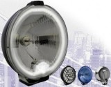 Proiector Auto Rotund Halogen 12V cu Angel Eyes, Diametru 183mm, Impermeabil IP55, Omologare E20