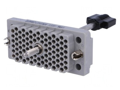 Conector Dreptunghiular Soclu Hermofrodit Policarbonat foto