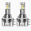 Set 2 Becuri LED Auto H15 30000LM DRL Faza Lunga Scurta 6000K Canbus Turbo Fan Plug &amp; Play IP68 Aluminiu, Canbus, fara eroare de bec ars AutoREY&reg;