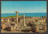CPIB 24803 CARTE POSTALA - DOBROGEA: RUINELE CETATII ANTICE HISTRIA, CIRCULATA, 1965, STAMPILE, TIMBRU, KRUGER