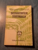 Demnitatea teatrului Margareta Barbuta cu autograf