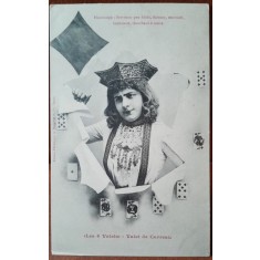 Carte postala, Valet/horoscop, perioada interbelica