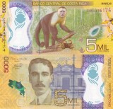 Costa Rica 5000 Colones 2018-2020 Polimer UNC