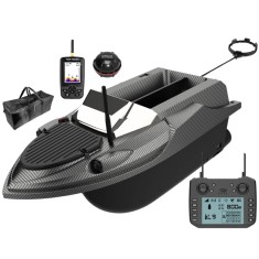 Barca Plantat, Nadit si Momit iUni V080, GPS, Sonar Fish Finder, Geanta Transport, 20000mAh, 800m, 15km/h, Telecomanda 2.4GHz