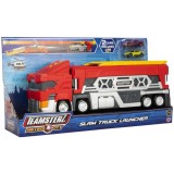 Camion cu lasator si 2 masini, Teamsterz, Metro City, Slam Truck Launcher