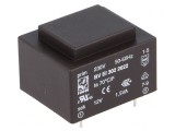 Transformator &icirc;ncapsulat 1,5VA 230VAC 12V 125mA PCB