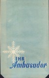 PG21 Pungă din h&acirc;rtie cu reclamă IHR Ambasador București, perioada comunistă