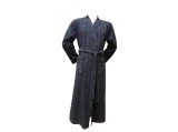 Halat de Baie Tricotat, Unisex, Puzzle Navy