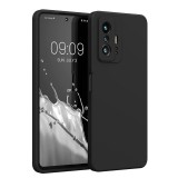 Husa protectie compatibila cu xiaomi mi11t/11t pro, ultra silm, silicon htpmag, camera superprotect, interior din microfibra, black 32.422