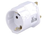 Adaptor Ştecher UK la EU cu &Icirc;mpăm&acirc;ntare