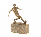 Fotbalist-statueta din bronz pe un soclu din marmura SL-27