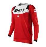 Tricou Shot Contact Chase Rosu