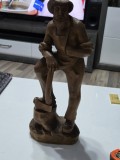 Statueta vintage Taietor de lemne