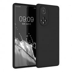 Husa Kwmobile pentru Huawei nova 9, Silicon, Negru, 56632.01