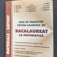 GHID DE PREGATIRE PENTRU EXAMENUL DE BACALAUREAT LA MATEMATICA . BURDUSEL