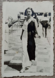 Domnisoara in costum de baie, Romania interbelica// fotografie, Romania 1900 - 1950, Portrete
