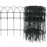 Gard delimitare gradina fier vopsit electrostatic 25 x 0,4 m GartenMobel Dekor