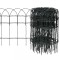 Gossi gard delimitare gradina fier vopsit electrostatic 25 x 0,4 m