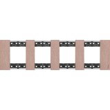 Rama ornament 4P metal Living Now cupru KA4802M4ZM, Bticino