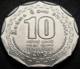 Cumpara ieftin Moneda exotica 10 RUPII / RUPEES - SRI LANKA, anul 2013 * cod 4541 A, Asia