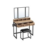 Cumpara ieftin Masa de toaleta Vasagle Maro 90x40x140.8 cm