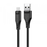 Cablu Date si Incarcare USB-A - microUSB Acefast C3-09, 18W, 1.2m, Negru