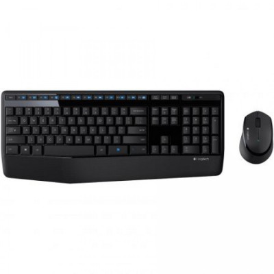 Kit mouse tastatura Logitech MK345 , Fara Fir , USB Nano Receiver , Negru foto