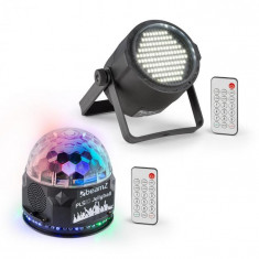 Beamz PLS10, Set V1 Jellyball, 48 LED-uri RGB, stroboscop cu led-uri foto