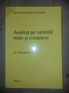 Analiza pe varietati reale si complexe- R. Narasimhan