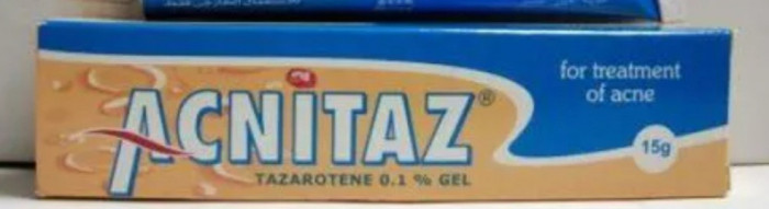 TAZAROTENE 0.1% ACNITAZ Riduri Acnee15 grame Tazret Tazaroten retinol melasma
