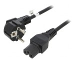 Cablu Alimentare 2m 10A CEE 7/7 la IEC C15, Goobay