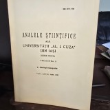 Analele Stiintifice ale Universitatii "Al. I. Cuza" din Iasi. Sectiunea II B. Geologie-Geografie