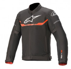 Geaca textil moto Alpinestars T-Sps Air, negru/fluo/rosu, marime M foto