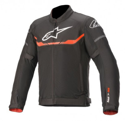 Geaca textil moto Alpinestars T-Sps Air, negru/fluo/rosu, marime XL foto