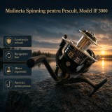 Mulineta Spinning pentru Pescuit, Model IF 3000