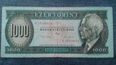 1000 Forint 1993 Ungaria / Bartok Bela / seria 17156374 foto