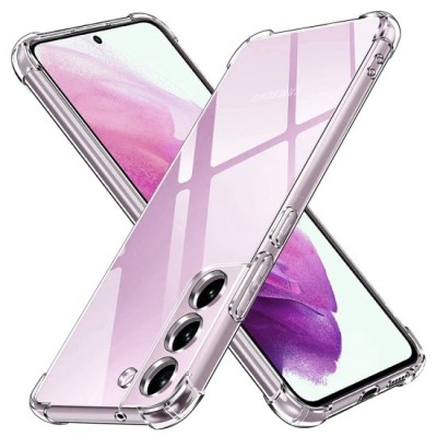 Husa pentru Samsung Galaxy S21 FE 5G - Techsuit Shockproof Clear Silicone - Clear foto