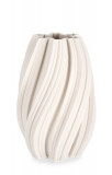 Vaza Joleen, Bizzotto, &Oslash;20 x 31 cm, ceramica imprimata 3D, interior rezistent la apa, bej