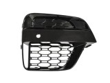 Grila bara protectie, spoiler Bmw X3 (G01), 06.2017-07.2021; X4 (G02), 03.2018-, model: pachet,M, montare fata, dreapta, gaura senzor parcare, RapidA